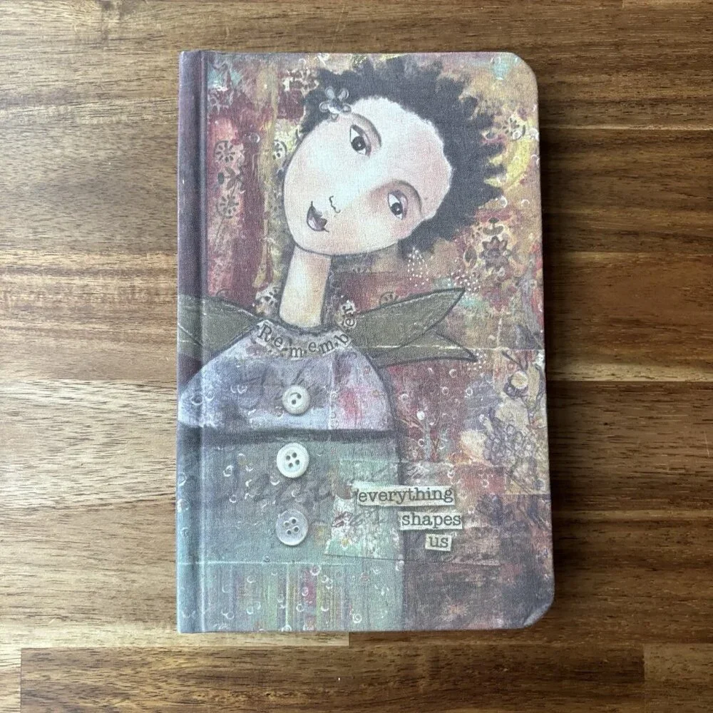 KELLY RAE ROBERTS Fabric Journal “Everything Shapes Us” 2012 Notebook NEVER USED